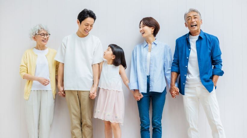 親族が集まるイベントの例のイメージ